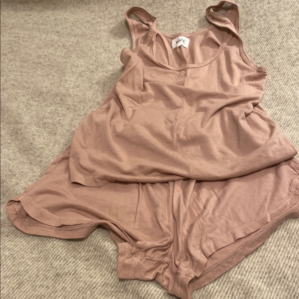 MATE the Label Pink Pajama Set